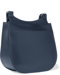 Женская темно-синяя кожаная сумка от The Row