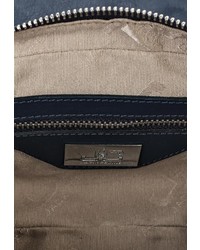 Женская темно-синяя кожаная сумка от Jacky&amp;Celine