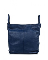 Женская темно-синяя кожаная сумка от Moronero