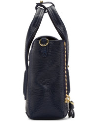 Женская темно-синяя кожаная сумка от 3.1 Phillip Lim