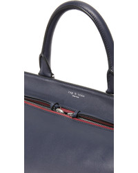 Женская темно-синяя кожаная сумка от Rag & Bone