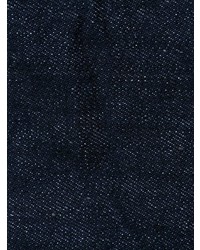 Мужская темно-синяя короткая дубленка от DSQUARED2