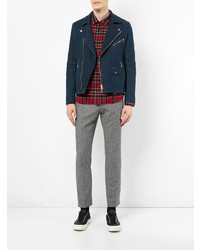 Мужская темно-синяя косуха от GUILD PRIME