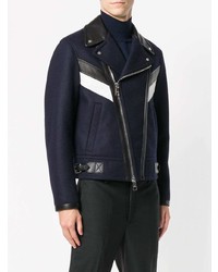 Мужская темно-синяя косуха от Neil Barrett