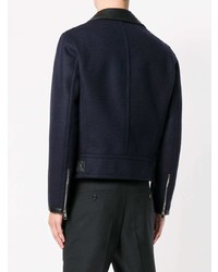 Мужская темно-синяя косуха от Neil Barrett