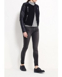 Женская темно-синяя косуха от Steven-K