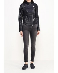 Женская темно-синяя косуха от Steven-K