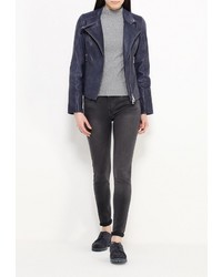 Женская темно-синяя косуха от Steven-K