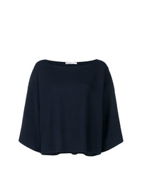 Женская темно-синяя кофта с коротким рукавом от Gentry Portofino