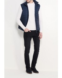 Мужская темно-синяя куртка без рукавов от Baon