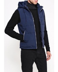 Мужская темно-синяя куртка без рукавов от Baon