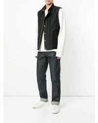 Мужская темно-синяя куртка без рукавов от Addict Clothes Japan