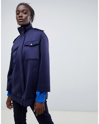 Темно-синяя куртка в стиле милитари от ASOS DESIGN