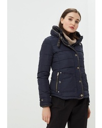 Женская темно-синяя куртка-пуховик от Alcott