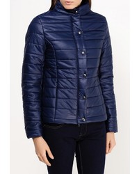 Женская темно-синяя куртка-пуховик от Aurora Firenze