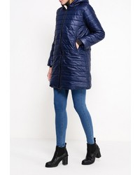 Женская темно-синяя куртка-пуховик от Aurora Firenze