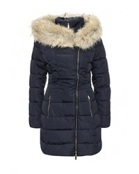 Женская темно-синяя куртка-пуховик от B.Style