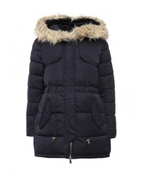 Женская темно-синяя куртка-пуховик от B.Style