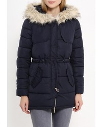 Женская темно-синяя куртка-пуховик от B.Style