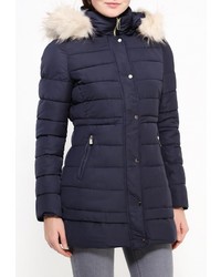 Женская темно-синяя куртка-пуховик от B.Style