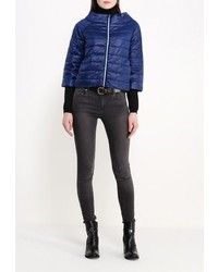 Женская темно-синяя куртка-пуховик от B.Style