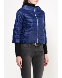 Женская темно-синяя куртка-пуховик от B.Style