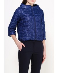 Женская темно-синяя куртка-пуховик от B.Style