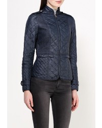 Женская темно-синяя куртка-пуховик от B.Style