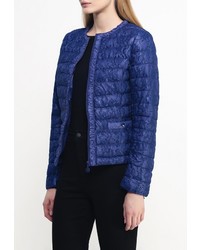 Женская темно-синяя куртка-пуховик от B.Style
