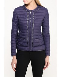 Женская темно-синяя куртка-пуховик от B.Style