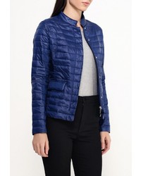 Женская темно-синяя куртка-пуховик от B.Style