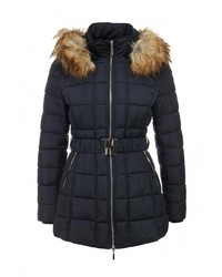 Женская темно-синяя куртка-пуховик от B.Style