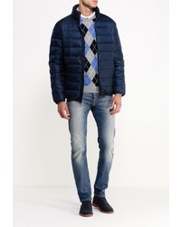 Мужская темно-синяя куртка-пуховик от Baon