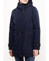 Женская темно-синяя куртка-пуховик от Baon