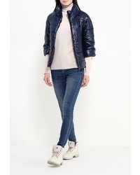 Женская темно-синяя куртка-пуховик от Baon