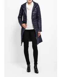 Женская темно-синяя куртка-пуховик от Baon