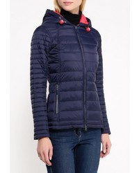 Женская темно-синяя куртка-пуховик от Barbour