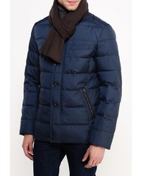 Мужская темно-синяя куртка-пуховик от Clasna