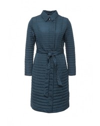 Женская темно-синяя куртка-пуховик от Clasna