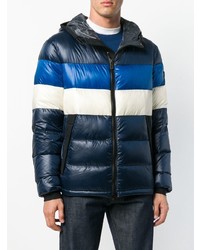 Мужская темно-синяя куртка-пуховик от Peuterey