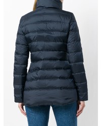 Женская темно-синяя куртка-пуховик от Peuterey