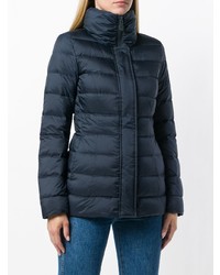 Женская темно-синяя куртка-пуховик от Peuterey