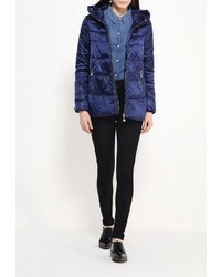 Женская темно-синяя куртка-пуховик от Conver