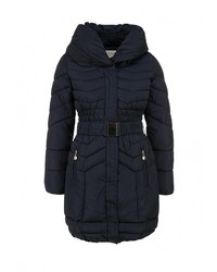 Женская темно-синяя куртка-пуховик от Design