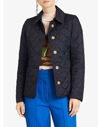 Женская темно-синяя куртка-пуховик от Burberry