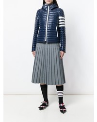 Женская темно-синяя куртка-пуховик от Thom Browne