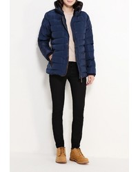 Женская темно-синяя куртка-пуховик от Emoi