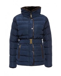 Женская темно-синяя куртка-пуховик от Emoi