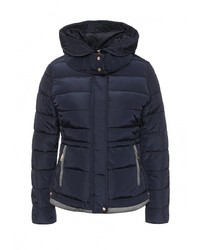 Женская темно-синяя куртка-пуховик от Fantasy