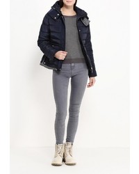 Женская темно-синяя куртка-пуховик от Fantasy